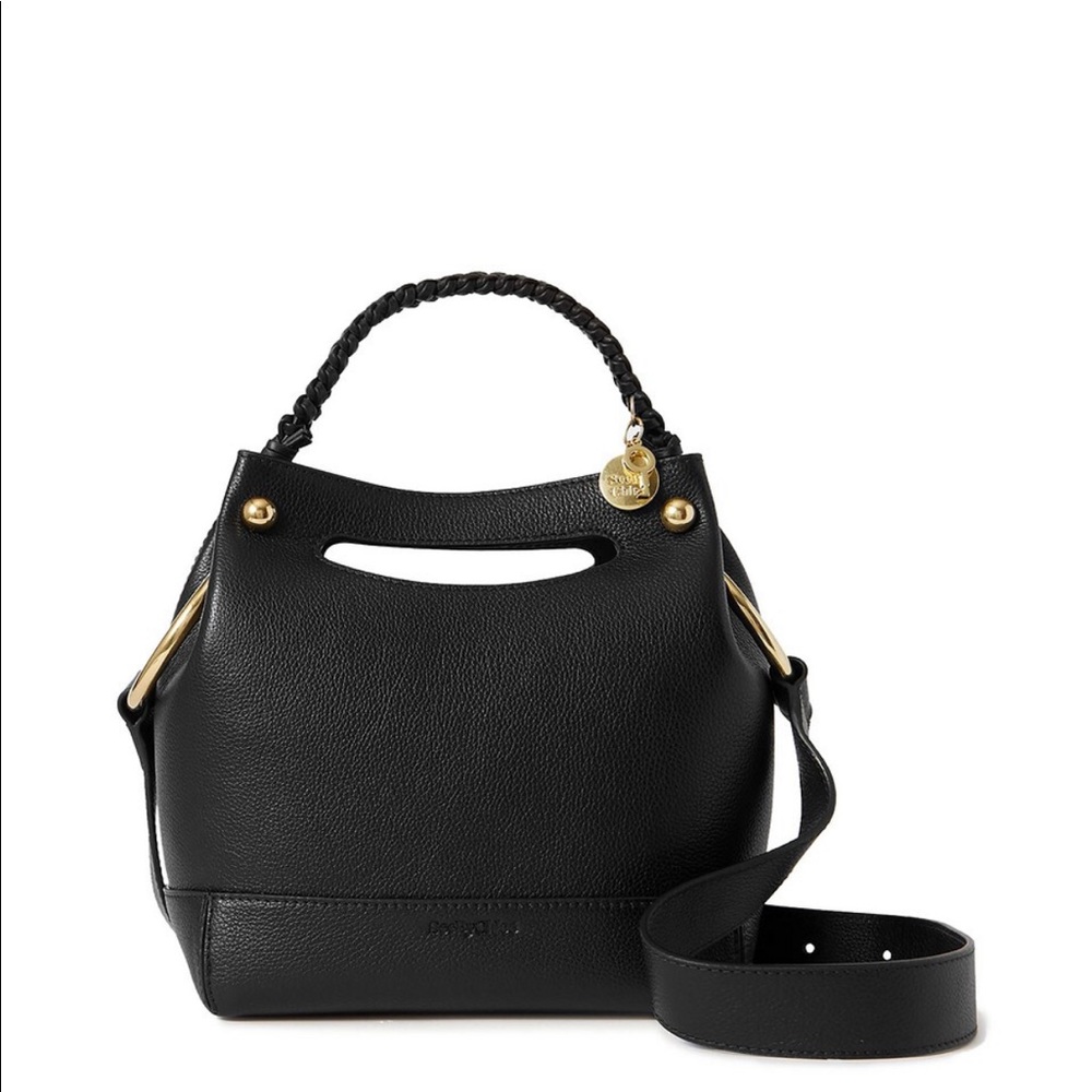 See by Chloe Maddy leather hobo bag, black